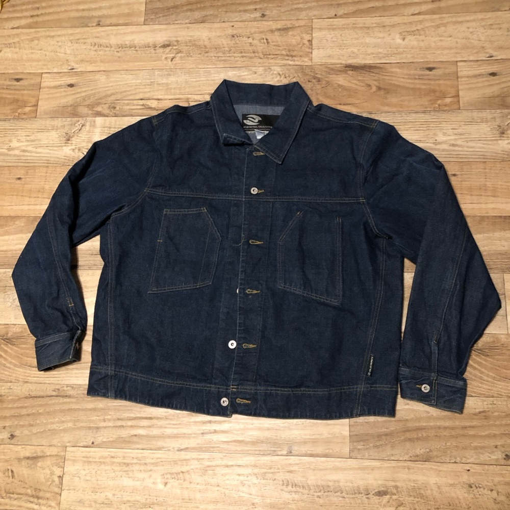 Vintage 1994 Old Navy denim jacket size XXL.